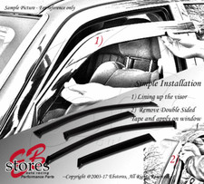 4pcs jdm visors for sale  La Puente