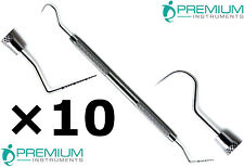 Sonda Dental Williams Explorer 23 instrumentos codificados por cores conjunto de 10 comprar usado  Enviando para Brazil