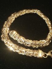 14k byzantine bracelet for sale  Roslyn