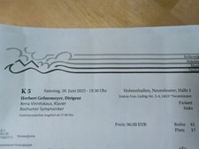 Konzertkarten 2025 grönemeyer gebraucht kaufen  Kiel