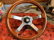 Volante vintage legno usato  Agna