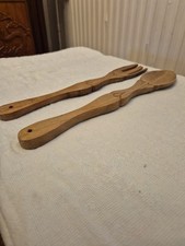 Wooden fork spoon for sale  SANDHURST