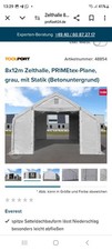 Zelthalle wohnmobile 8x12m gebraucht kaufen Zelthalle wohnmobile 8x12m gebraucht kaufen  Dittelbrunn