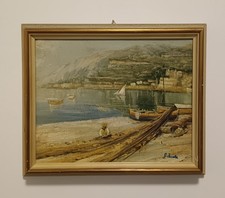 Scorcio marino dipinto usato  Roma