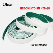 1 metro HTD 3-M 5M 8M PU poliuretano aberto largura da correia dentada 10/15/20/25/30/40mm comprar usado  Enviando para Brazil