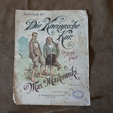 Antike notenblätter couplet gebraucht kaufen  Bernstadt
