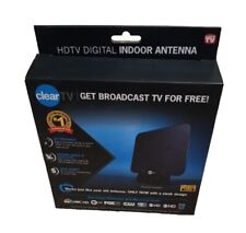2 antenas de TV transparentes amplificação interna e transmissão plana preta nova comprar usado  Enviando para Brazil