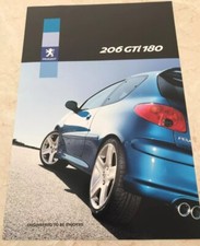 2003 PEUGEOT 206 GTI 180 Australian Sales Leaflet  na sprzedaż  Wysyłka do Poland