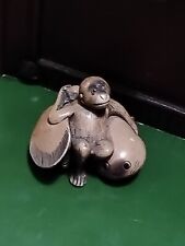 Netsuke monkey namazu for sale  Mendon