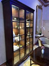 Handcrafted mahogany vitrine d'occasion  Expédié en Belgium