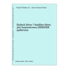 Einfach leben dankbar gebraucht kaufen  Ohlsbach