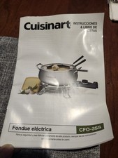 Cuisinart fondue set for sale  Warwick