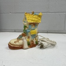 Lâmpada de luz noturna original retrô infantil desenho animado mulher velha vivia em um sapato comprar usado  Enviando para Brazil