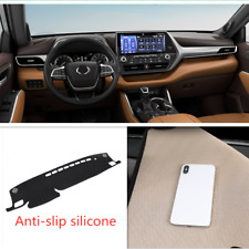 CUBIERTA DASH TAPETE TABLERO DE TABLERO PARA Toyota Highlander 2020-2023 accesorios negros segunda mano  Embacar hacia Mexico