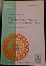 Bonghi perché letteratura usato  Italia