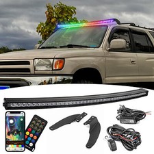 Para 1995-2002 Toyota 4Runner 42"" barra de luz LED e RGB perseguição e montagens de teto + fio comprar usado  Enviando para Brazil