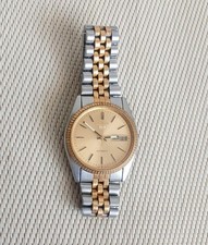 Vintage 1995 Seiko5 7009-3110 Automático Dourado Dois Tons Masculino JAPÃO comprar usado  Enviando para Brazil