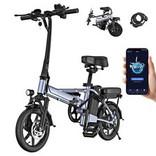Bicicletta elettrica pieghevol usato  Spedire a Italy