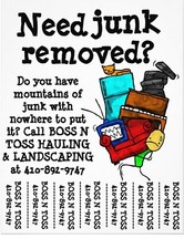 Junk removal hauling for sale  Edgewood