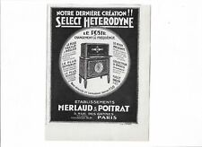 Publicité 1927 select d'occasion  Firminy
