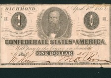 1863 confederate states for sale  Warrenton