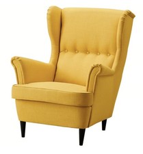 Wing chair yellow d'occasion  Expédié en Belgium