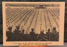 Cartolina mussolini gare usato  Siena