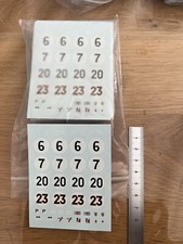 Lot planche decals d'occasion  Lagnieu