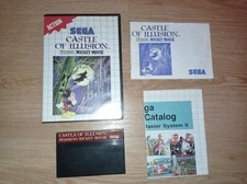 CASTLE OF ILLUSION MICKEY MOUSE - SEGA MASTER SYSTEM - CIB - PAL - COMPLETO, usado comprar usado  Enviando para Brazil