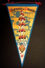 Fanion ancien villafranca d'occasion  Boulogne-Billancourt