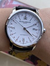 Baume & Mercier Geneve Classima GMT relógio 65494 automático masculino 42mm fabricado na Suíça comprar usado  Enviando para Brazil