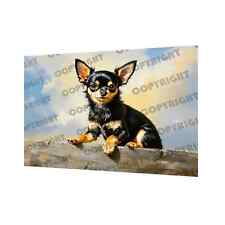 Chihuahua mignon tableau d'occasion  Beaumont-le-Roger