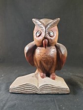 Eule holz handgeschnitzt gebraucht kaufen  Mainleus