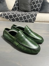 Mocassim de condução polo masculino de couro verde Ralph Lauren , usado comprar usado  Enviando para Brazil