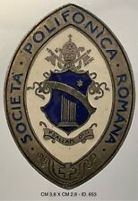ROMA SOCIETÀ POLIFONICA ROMANA STATO PONTIFICIO DISTINTIVO LIBERTY VATICANO comprar usado  Enviando para Brazil