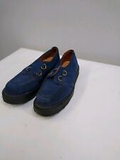 Dark blue suede for sale  WATFORD