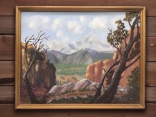 Vintage mountain landscape for sale  Vista