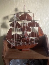 Wooden nautical sail for sale  SEAFORD