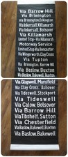Bus destination blind for sale  SHEFFIELD