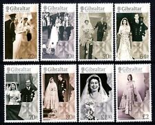 Gibraltar 2017 Aniversário de Casamento Completo Perfeito Estado Perfeito Conjunto SC 1611-1618 FV £6.76, usado comprar usado  Enviando para Brazil