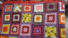 Häkeldecke handarbeit patchwo gebraucht kaufen  Löbau