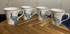 CANECA DE JARDIM 222 QUINTA PAVÃO porcelana 10 oz. Lote de 4 xícaras de café comprar usado  Enviando para Brazil