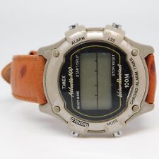 Timex Atlantis 100 Indiglo alarme cronógrafo quartzo digital relógio feminino nova bateria comprar usado  Enviando para Brazil