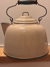  CHALEIRA DE GRANITO BRONZEADA COM LISTRAS VERDES APROX 1 GALÃO TODA ORIGINAL comprar usado  Enviando para Brazil