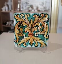 Piatto quadrato ceramica usato  Vizzini