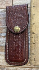 Vintage brown leather for sale  Black Hawk