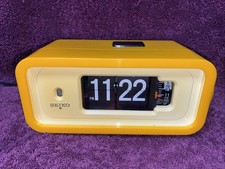SEIKO DP666T DESPERTADOR FLIP AMARELO DIGITAL VINTAGE retrô FUNCIONANDO comprar usado  Enviando para Brazil
