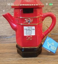 Victorian postbox teapot. for sale  BOLTON