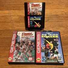 Carros y estuches Pro Moves Soccer and Double Dribble Playoff Edition Sega Genesis segunda mano  Embacar hacia Mexico