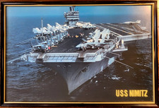 Uss nimitz framed for sale  Buffalo